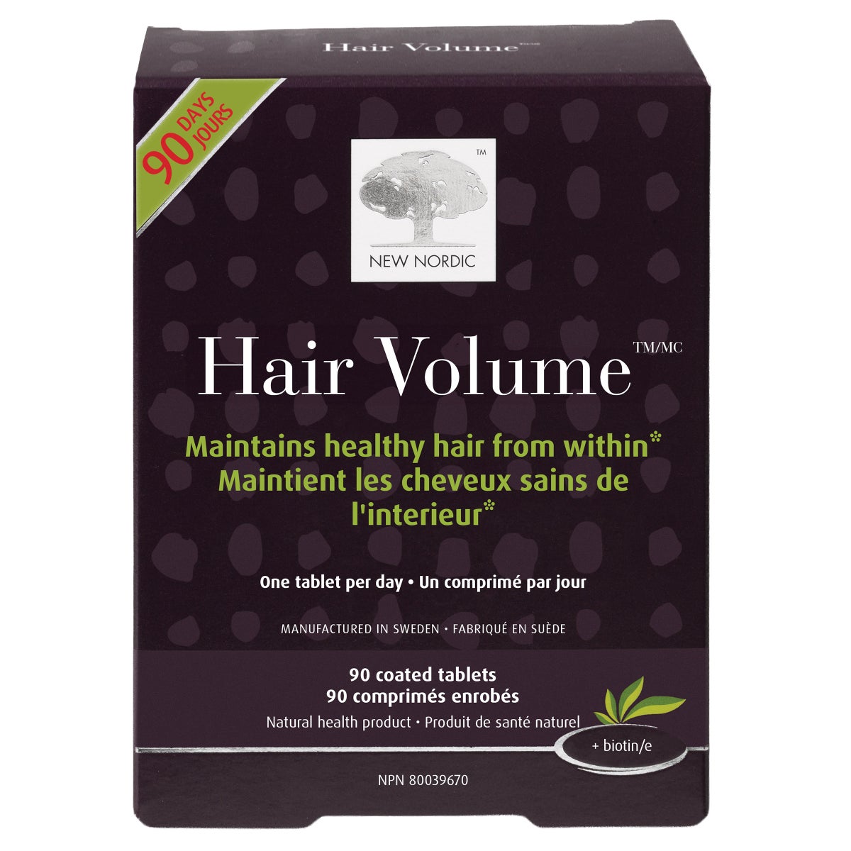 New Nordic Hair Volume, 90 Tablets