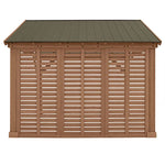 Yardistry 3.7 m (12 ft.) Cedar Privacy Wall for Pavilion