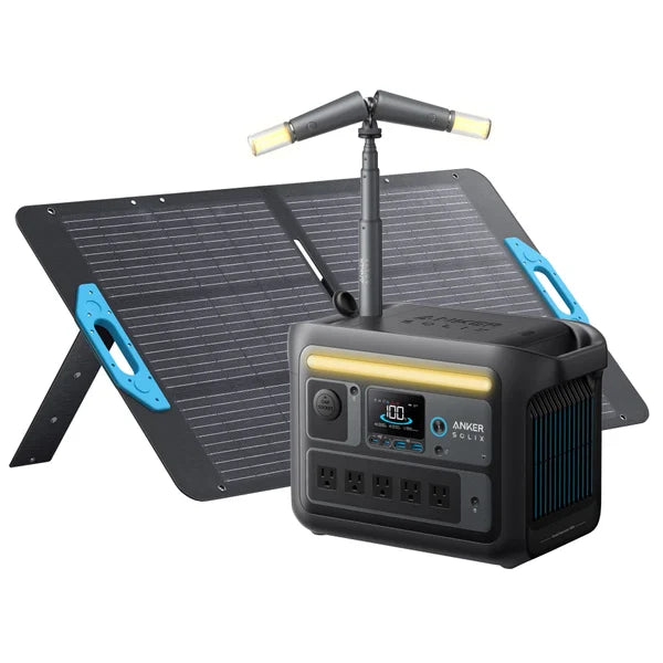 Anker SOLIX C800X Solar Generator with 100W Solar Panel