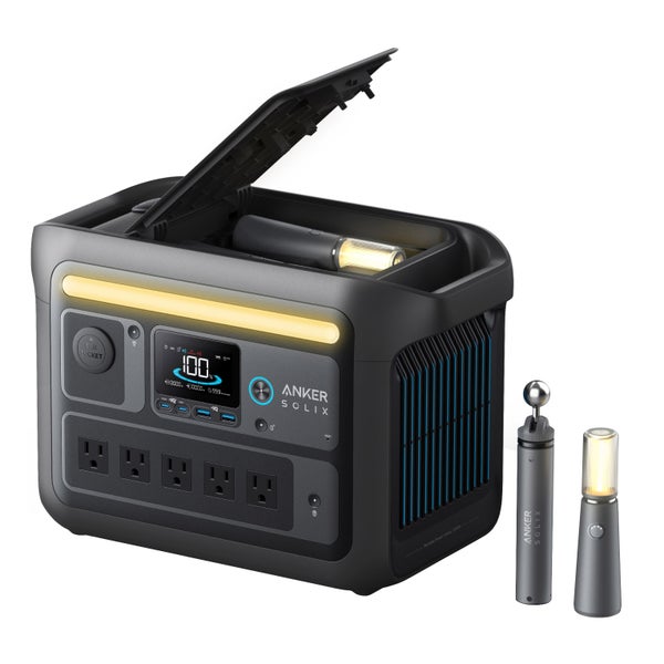 Anker SOLIX C800X Solar Generator with 100W Solar Panel