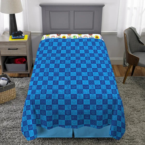 Super Mario 4-piece Twin Bedding Set