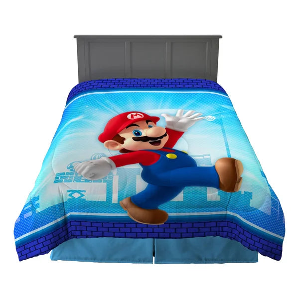 Super Mario 4-piece Twin Bedding Set