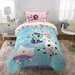 Gabby's Dollhouse 4-piece Twin Bedding Set