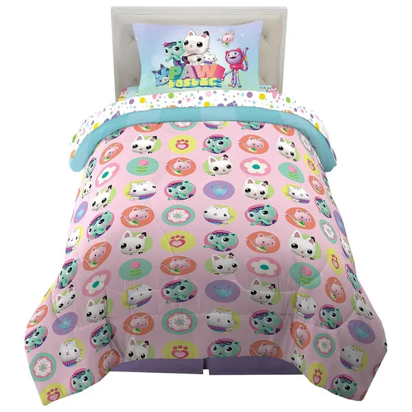 Gabby's Dollhouse 4-piece Twin Bedding Set