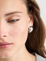 Dome Hoop Earrings