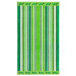Green Turtles & Sea Checkers Jacquard Beach Towel, 2-pack