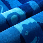 Sunshine & Seahorse Parade Jacquard Beach Towel, 2-pack