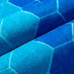 Aloha & Hexagones Blues Jacquard Beach Towel, 2-pack