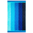 Aloha & Hexagones Blues Jacquard Beach Towel, 2-pack