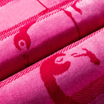Dolphin Jump & Club Flamingo Jacquard Beach Towel, 2-pack