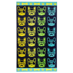 Cool Puppies & Bahamas Stripes Jacquard Beach Towel, 2-pack