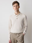 Long-Sleeve Polo Sweater