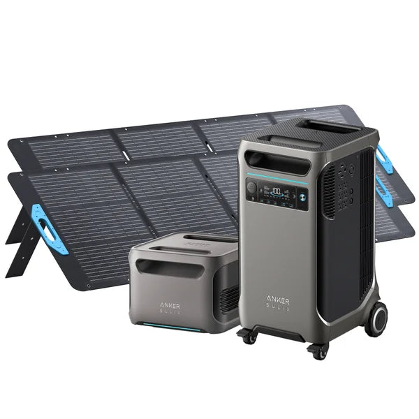 Anker SOLIX F3800 Home Backup Power Kit with 2 x 200W Solar Panels