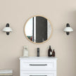 Appollo Stanley Modern Round Metal Framed Mirror
