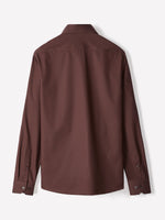 Slim-Fit Denim-Like Dress Shirt