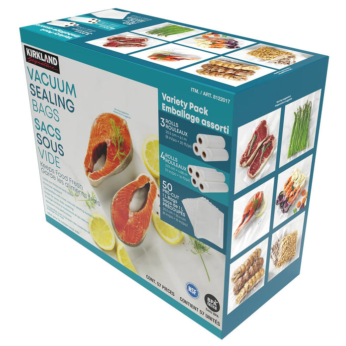 Kirkland Signature Vacuum Sealing Bags, Assortment Pack