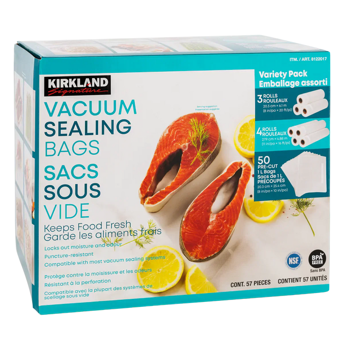 Kirkland Signature Vacuum Sealing Bags, Assortment Pack