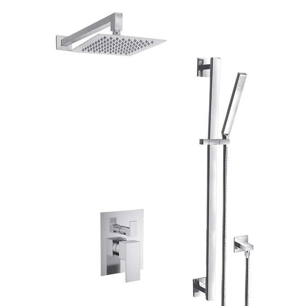 Akuaplus Irene Pressure Balance Shower Post with Rainfall Shower Head