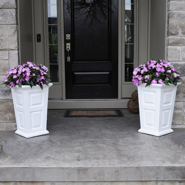 Wyndham 24 in. Tall Planter, 2-pack