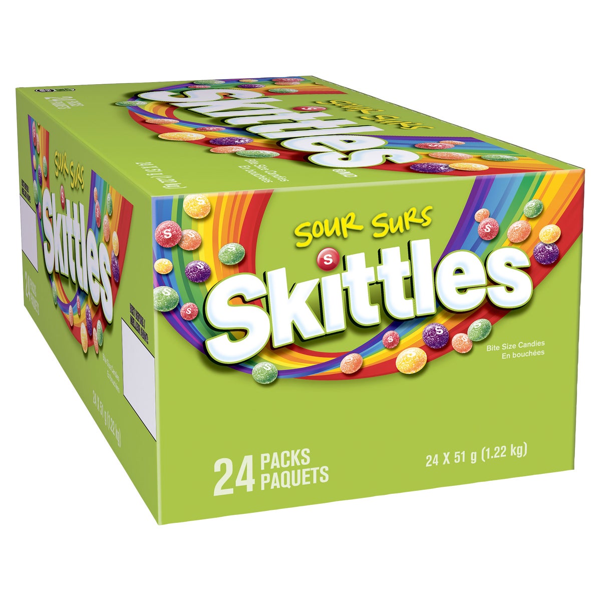 Skittles Sour Candy, 24-Count