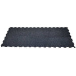 Rubber King Challenger Series Interlocking Floor Tiles, 10-pack