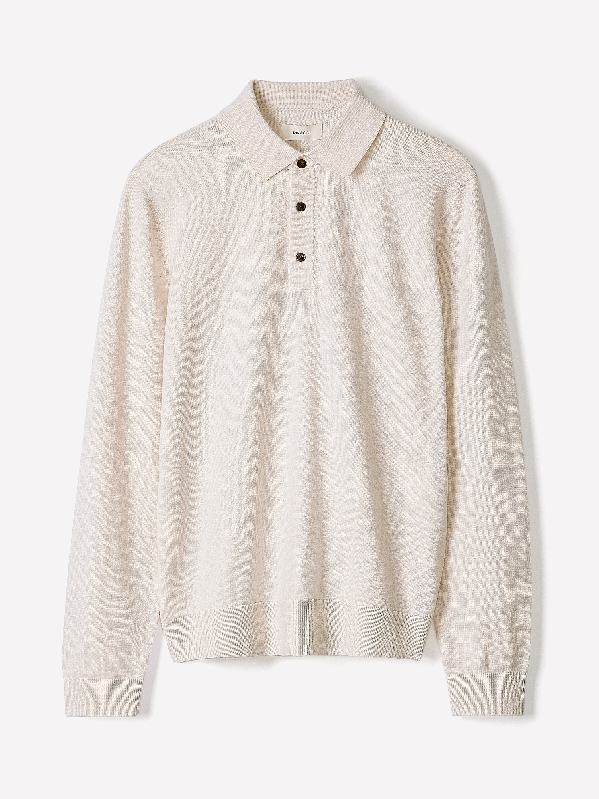 Long-Sleeve Polo Sweater