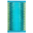 Popsicle Stripe & Square Tile Jacquard Beach Towel, 2-pack