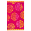 Medallions & Wavy Mulit-Colour Stripes Jacquard Beach Towel 2-pack