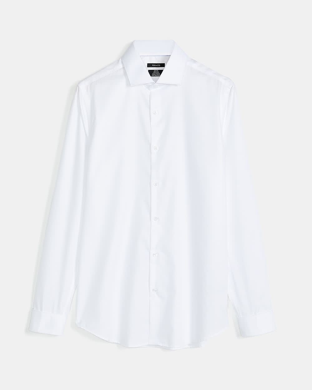 Twill Easy-care Dress Shirt with French Cuff