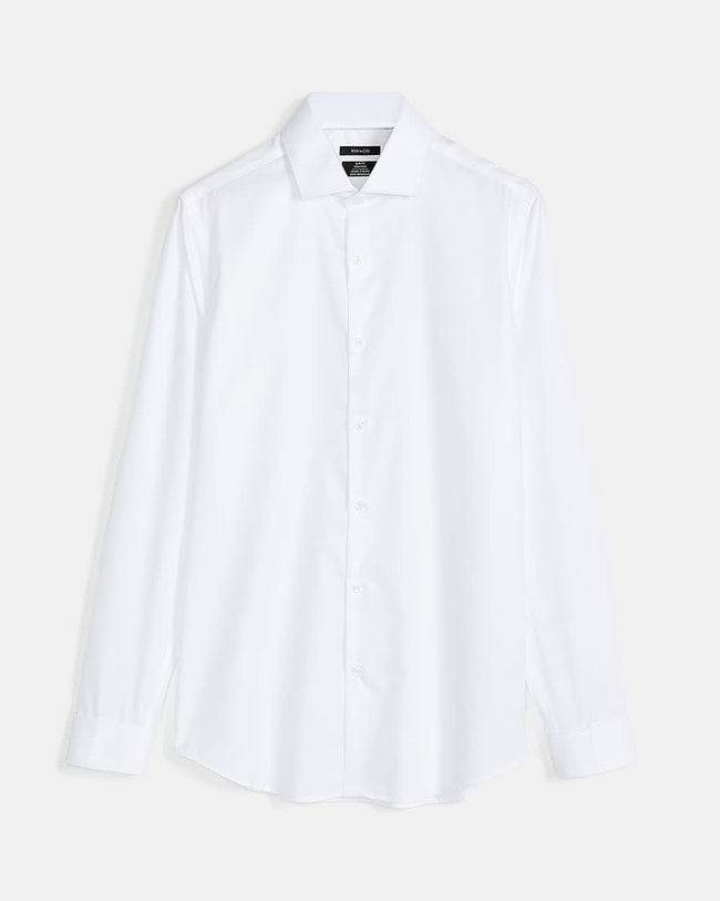Twill Easy-care Dress Shirt with French Cuff