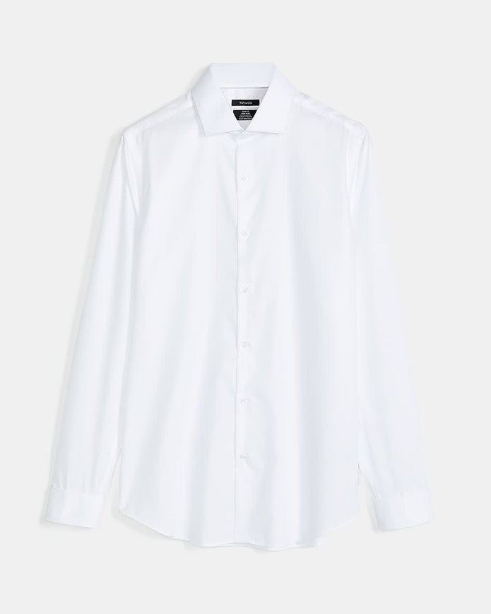 Twill Easy-care Dress Shirt with French Cuff