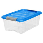 Iris 12.2L Buckle Up Clear Containers, Pack of 6