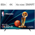 Hisense 85" Class - U68N Series - 4K QLED Mini LED TV