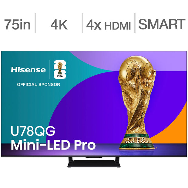 Hisense 75" Class - U78QG Series - 4K QLED Mini LED Pro TV