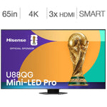 Hisense 65" Class - U88QG Series - 4K QLED Mini LED Pro TV