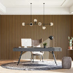 Mono Serra Luxuria Decorative Fluted Wall Panel with Black Insulated Felt
