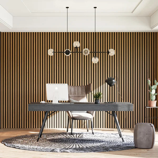 Mono Serra Luxuria Decorative Fluted Wall Panel with Black Insulated Felt