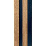 Mono Serra Luxuria Decorative Fluted Wall Panel with Black Insulated Felt