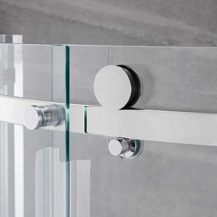 OVE Decors Aria Round Corner Shower Enclosure with Base