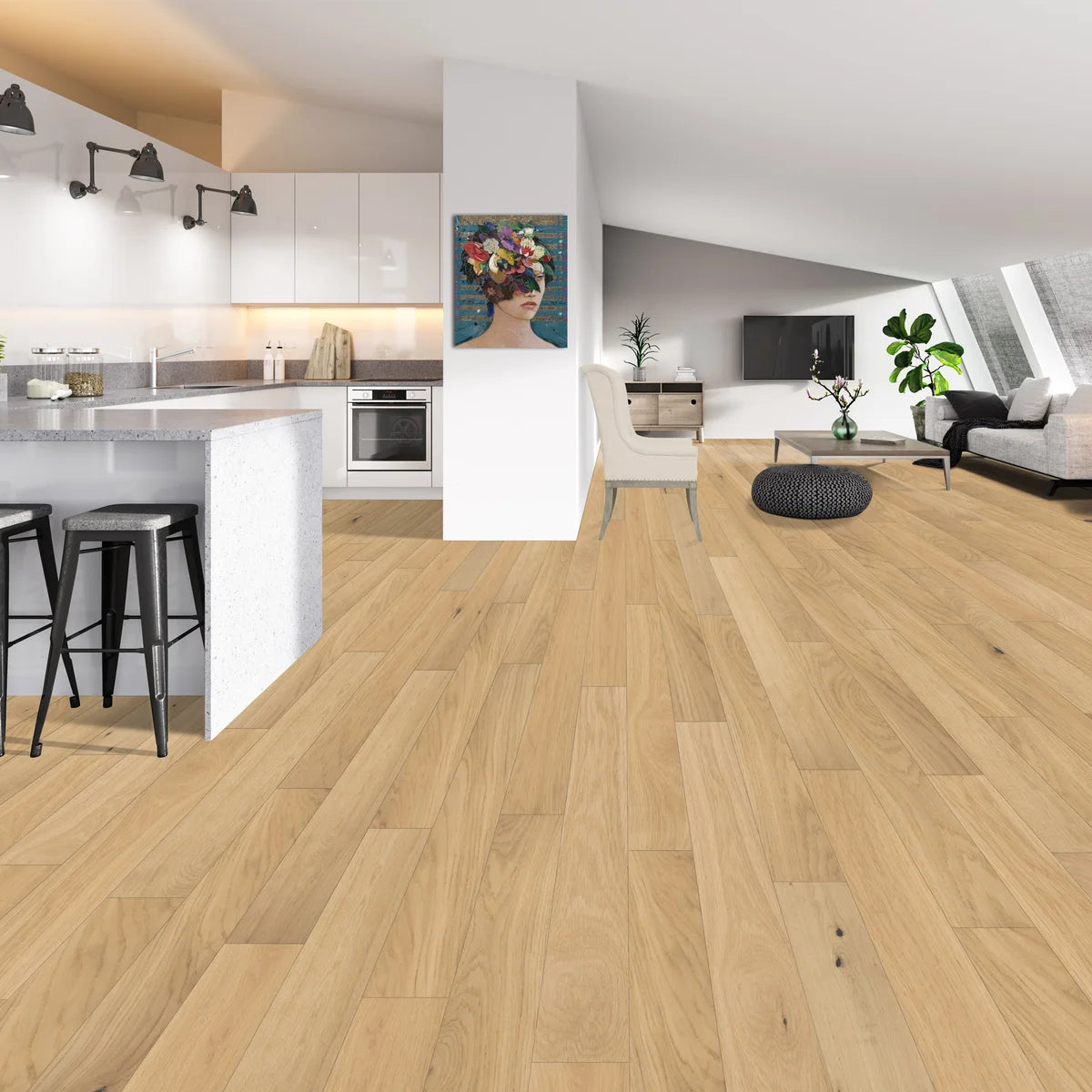 Trillium Oak 16.5 cm (6.5 in.) Clic Engineered Hardwood