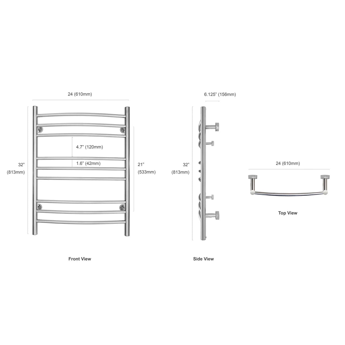 WarmlyYours Riviera Towel Warmer