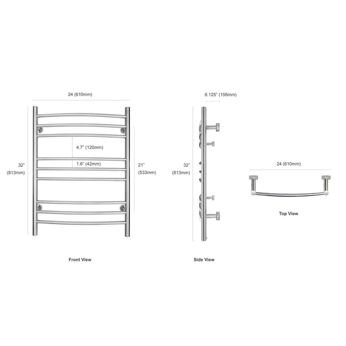 WarmlyYours Riviera Towel Warmer