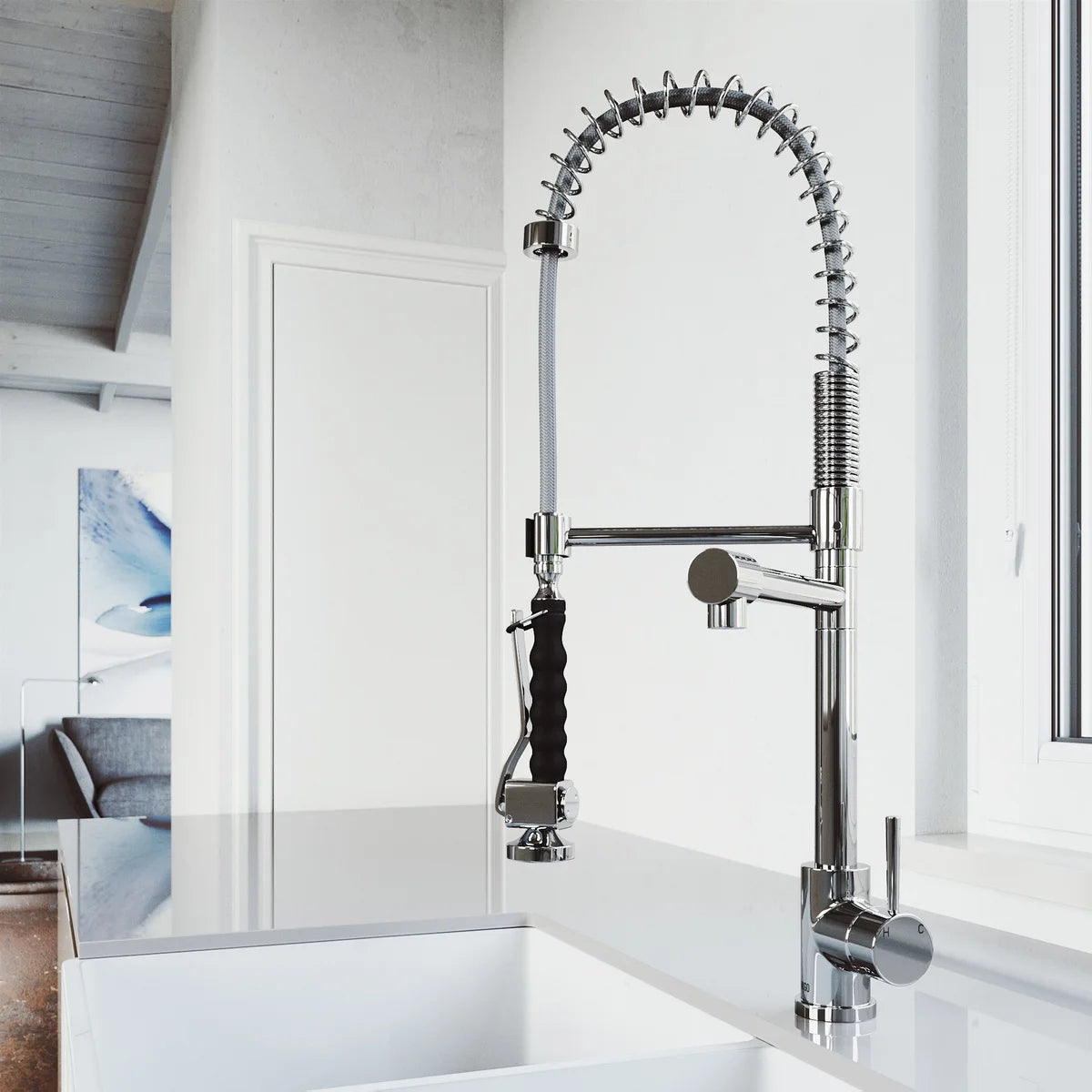 VIGO Zurich Pull-down Sprayer Kitchen Faucet