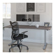 Bestar Upstand 76.2 cm × 182.9 cm (30 in. × 72 in.) Height-adjustable Desk with Dual Monitor Arm