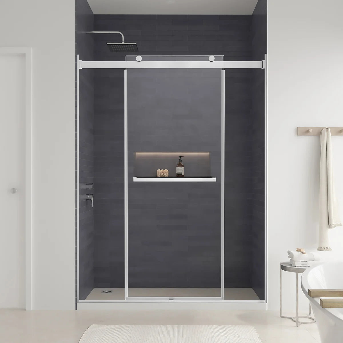 OVE Decors Baylor Sliding Alcove Shower Door