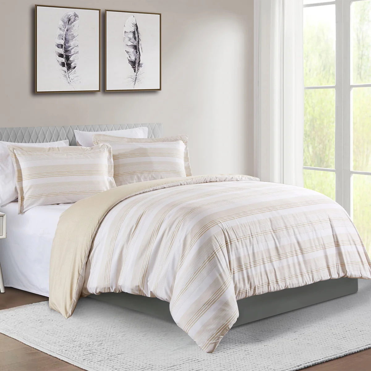 North Home Studio 3-piece Duvet Cover Set