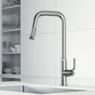 VIGO Hart Angular Single-Handle Kitchen Faucet