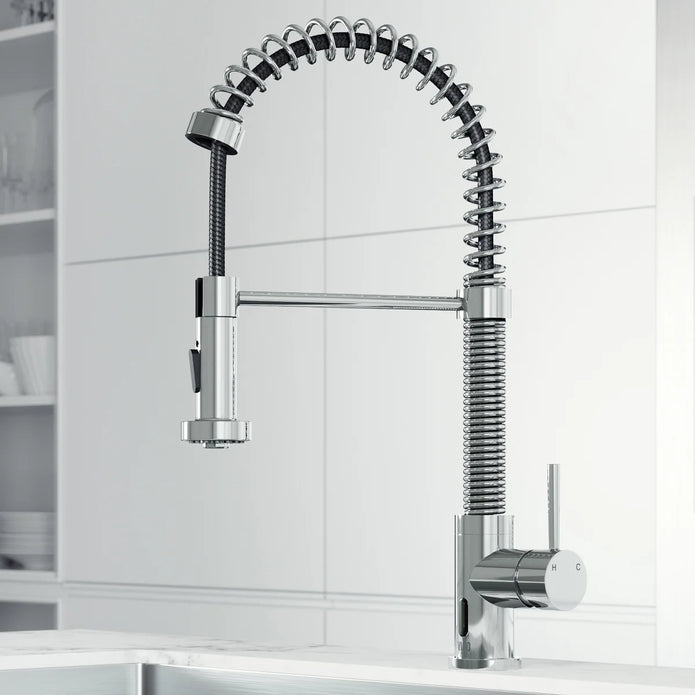 VIGO Edison Pull-down Spray Kitchen Faucet with Touchless Sensor