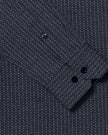 Slim-Fit Knit-Like Dress Shirt