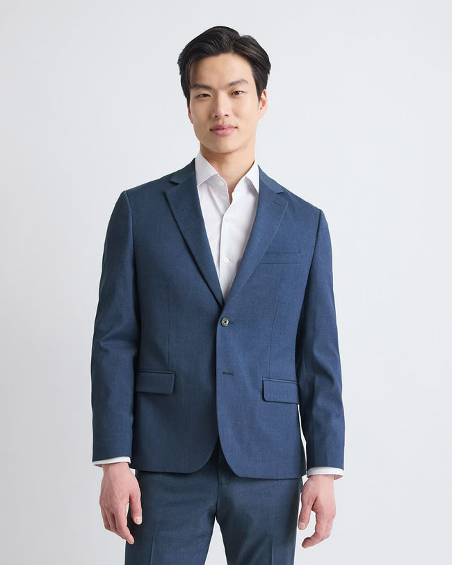 Slim-Fit Blue Suit Blazer